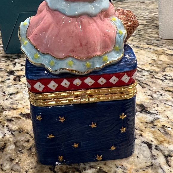Vtg. Traditions Christmas Teddy Bear Keepsake Box - Picture 6 of 14